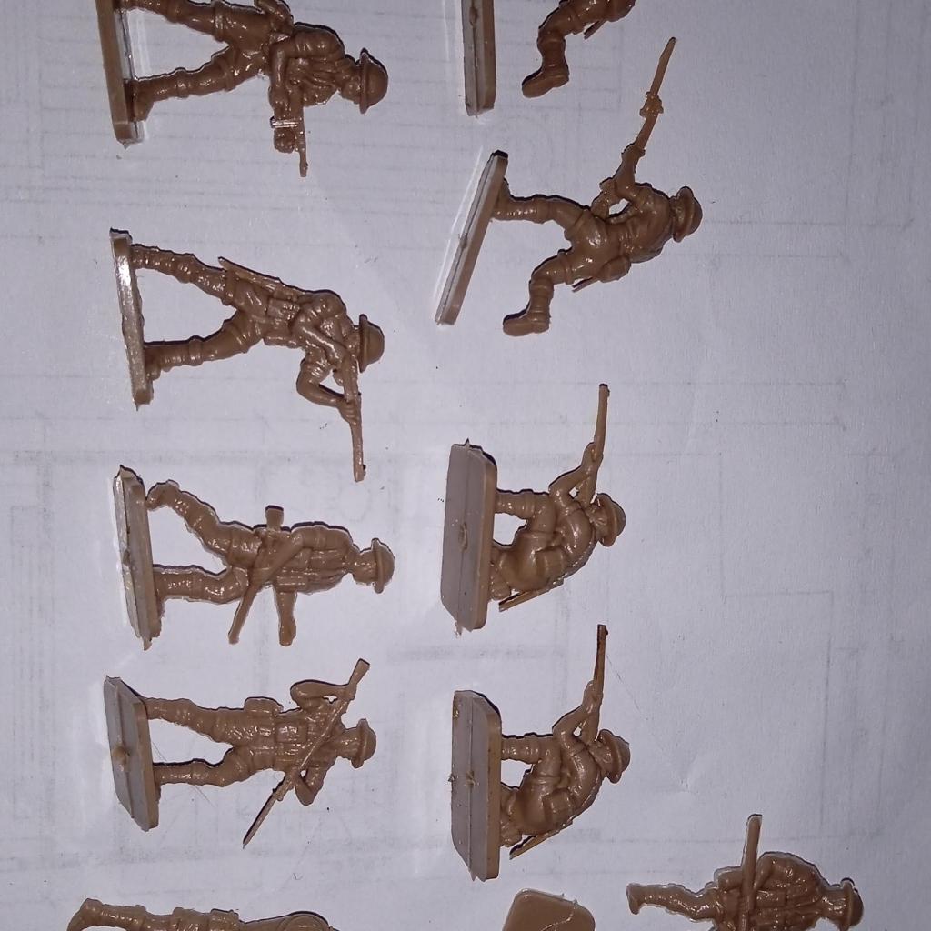 mainan army combat tentara airfix ori tinggi 2,5cm junk