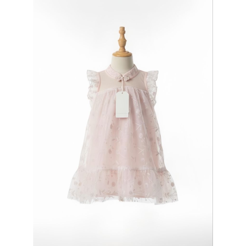 dress anak brokat model kutungan/korean style