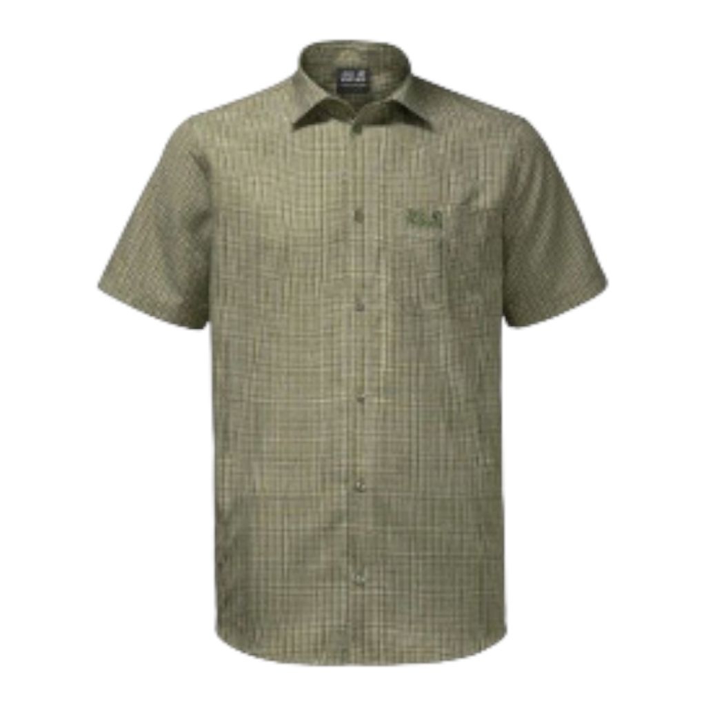 KEMEJA JACK WOLFSKIN EL DORADO SHIRT SHORT SLEEVE - KHAKI