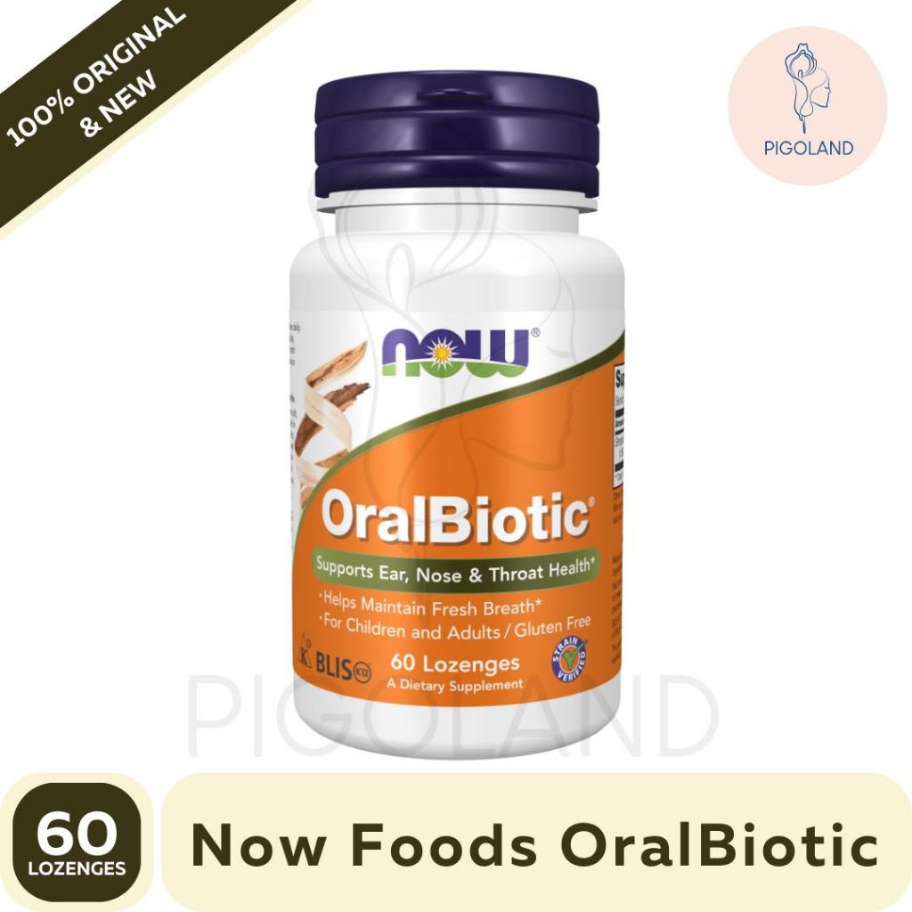 Now Foods OralBiotic 60 Lozenges / NowFoods Oral Biotic Vitamin THT