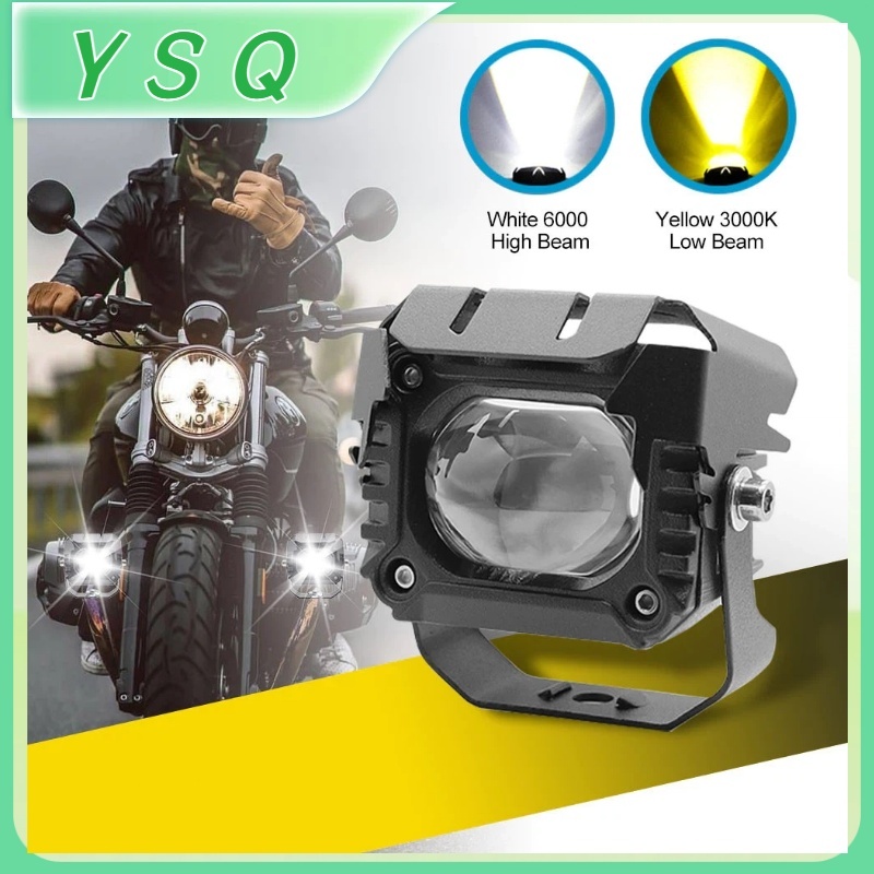 Lampu Tembak 1 mata Sorot LED Laser Gun M30 Lasergun 30W Mobil Motor Dual CSP Warna Putih Kuning 30 