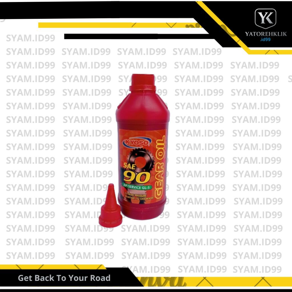 Oli Gear Kyoso SAE 90 Oli Transmisi GL-5 Oli Gardan Motor Mobil 1 Liter