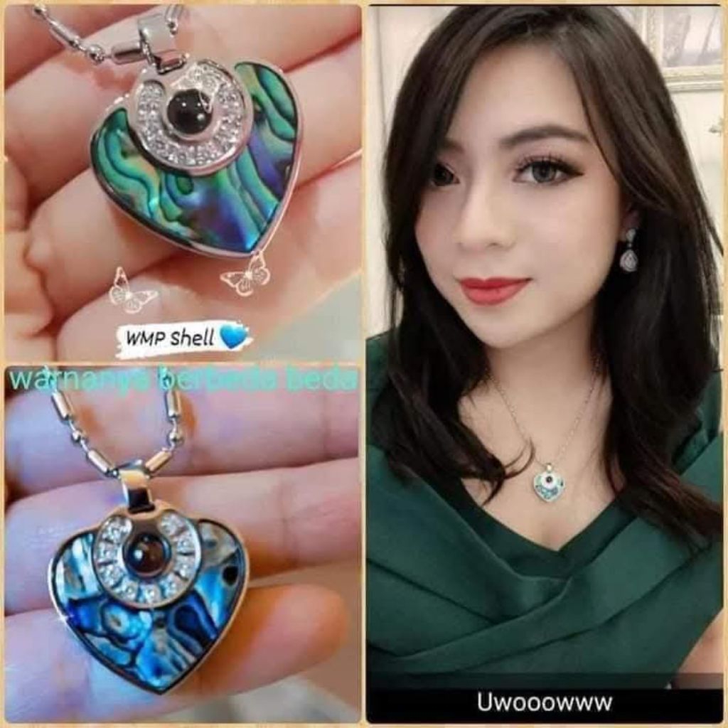 Kalung kerang love - Wmp Shell original segel