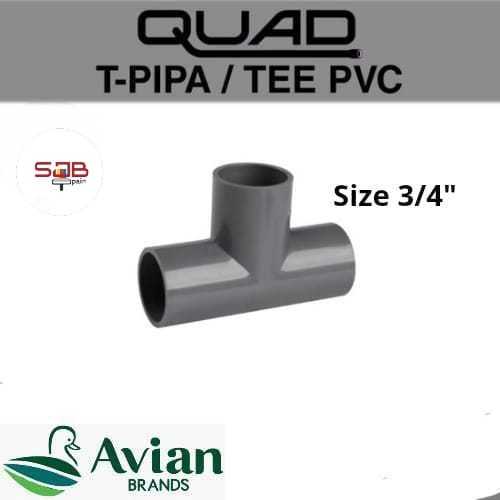FITTING-QUAD-TEE-3/4-INCH-AW