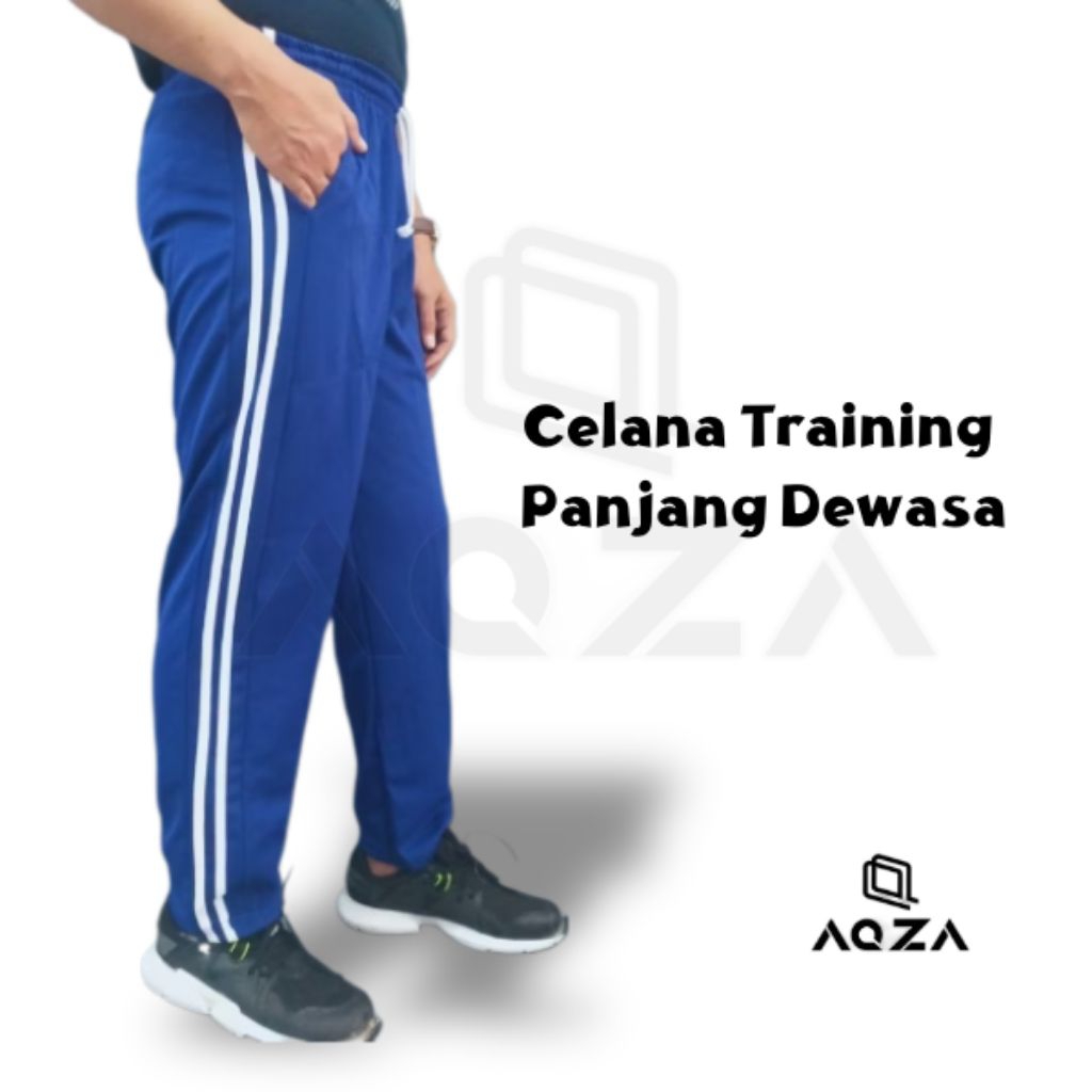 Celana training panjang polos - celana olahraga - kolor panjang harian pria wanita - training jumbo