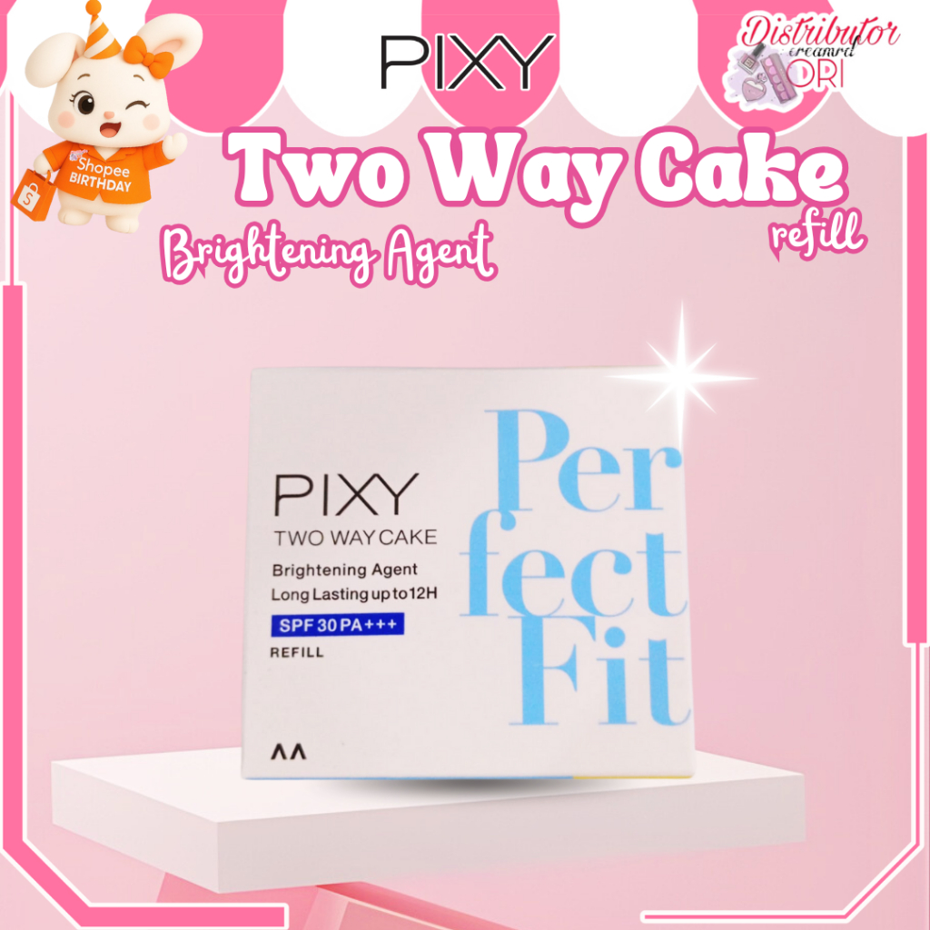 PIXY MATTE UV WHITENING TWO WAY CAKE REFILL | BEDAK  | ORIGINAL