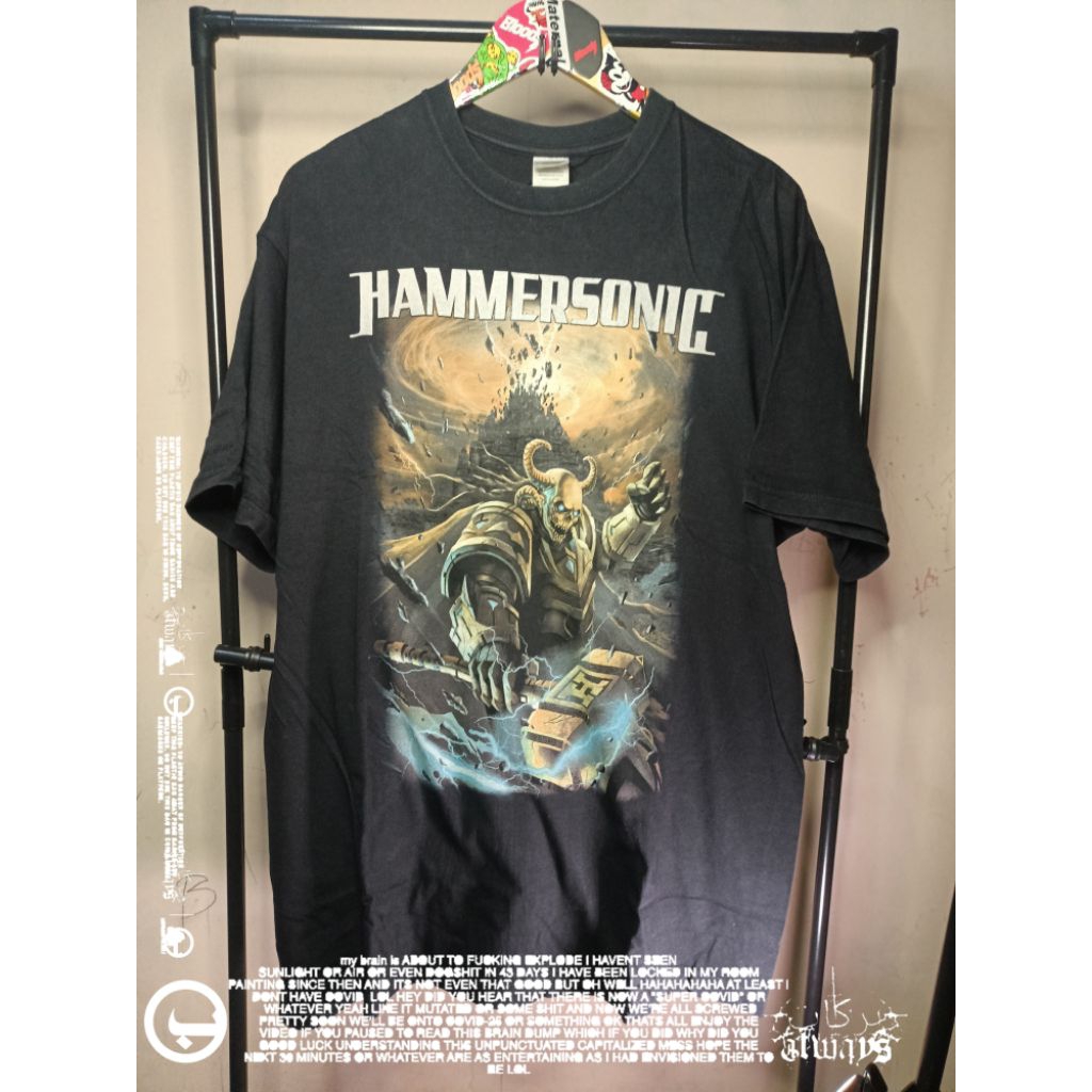 T-SHIRT ORIGINAL MERCHANDISE HAMMERSONIC 2016