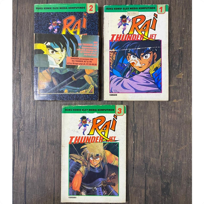 RAI : Thunder Jet - Komik Jepang Karya Johji Manabe (1-3 Jilid Tamat)