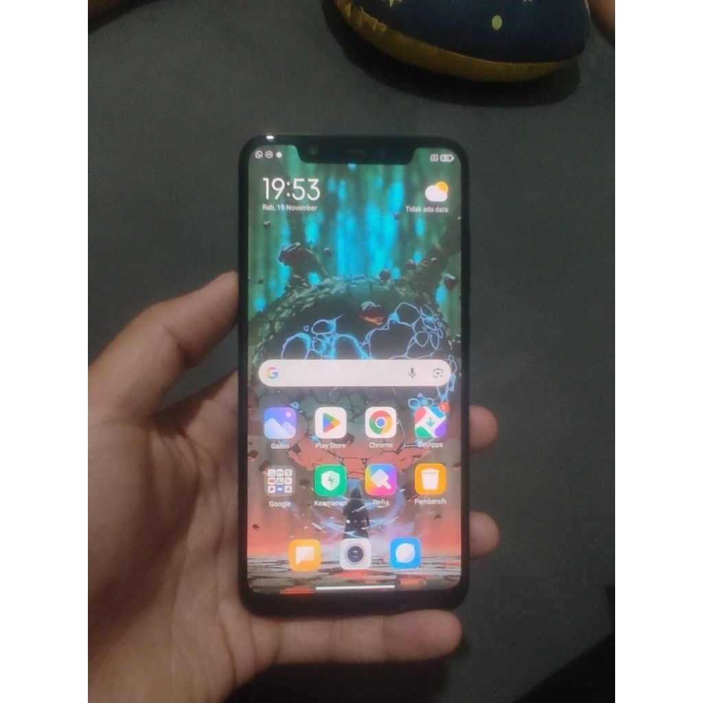 lcd ori + frame copotan mi 8
