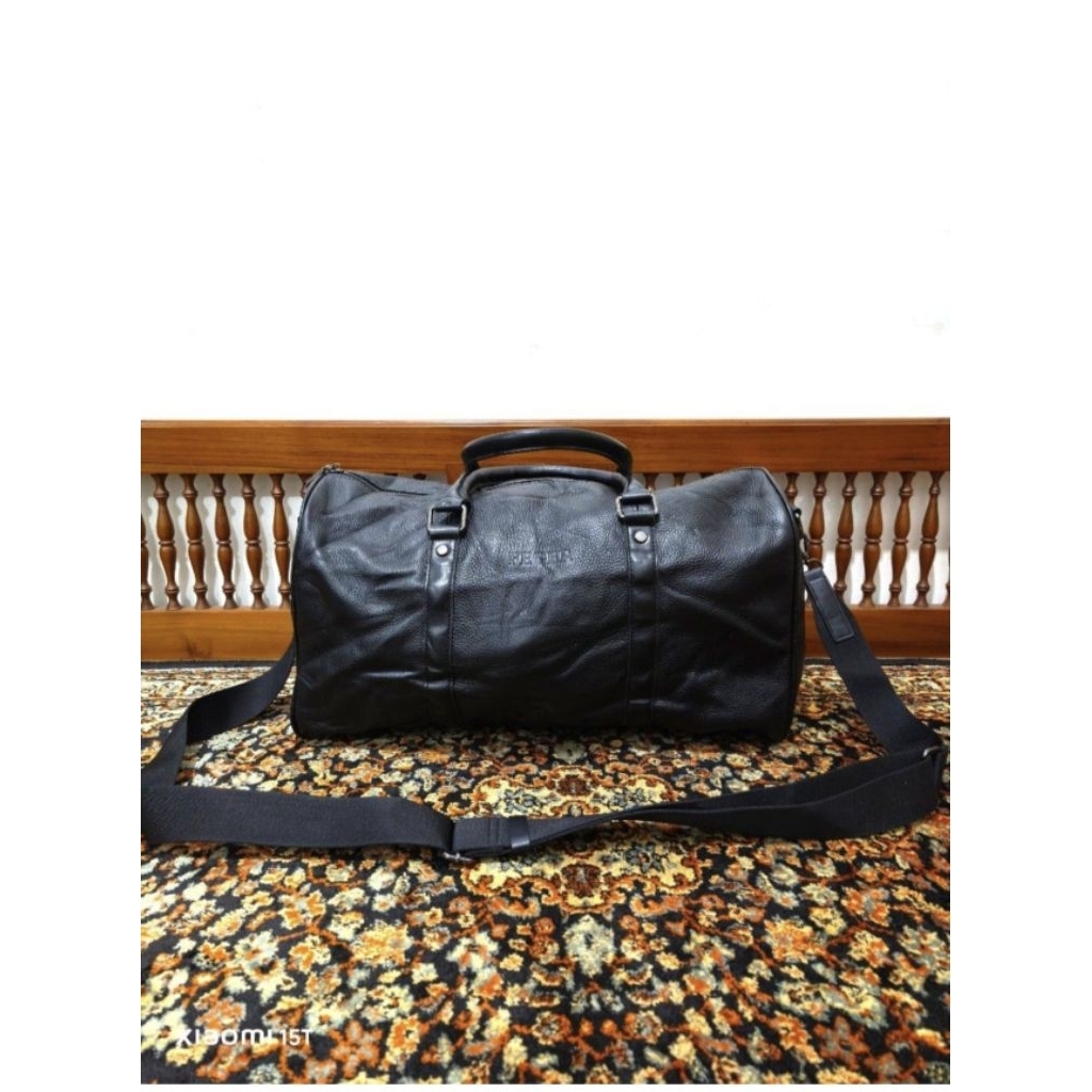 Tas duffle bag feger kulit asli