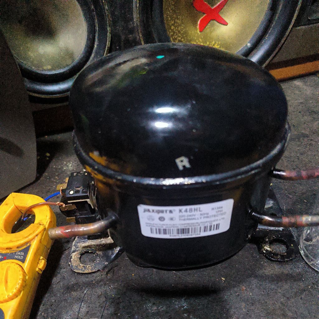 kompresor kulkas original cabutan dari AQUA 2pintu