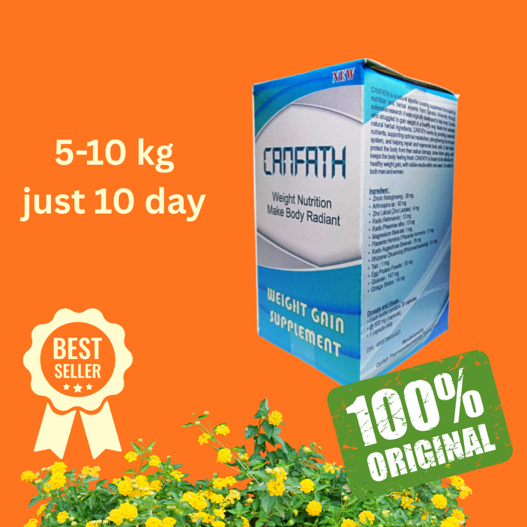 CANFATH ORIGINAL OBAT PENGGEMUK BADAN HERBAL PERMANEN ASLI IMPORT AMAN BPOM