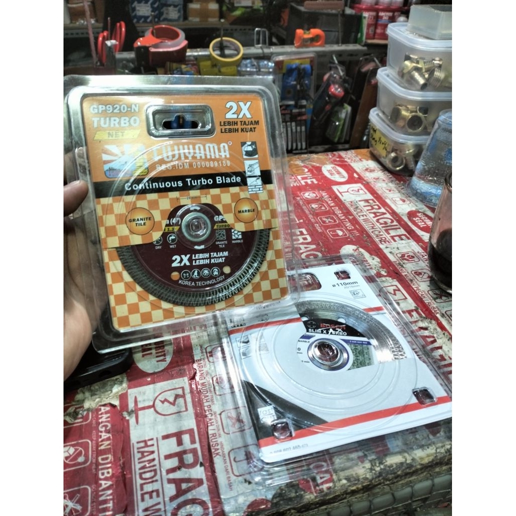 FUJIYAMA Mata Pisau Potong Granit 4" Turbo x Pisau Potong Kramik Granit Marmer 4"Inchi