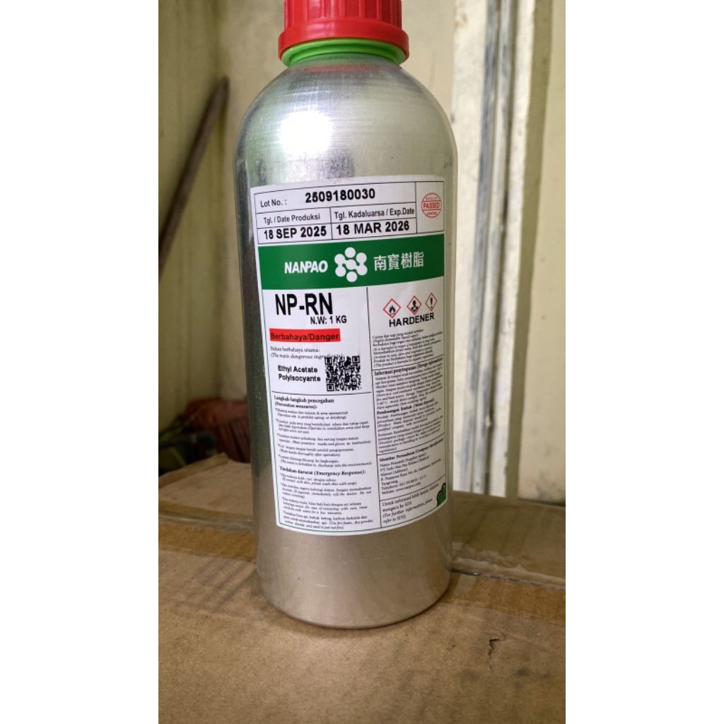 Hardener untuk lem, cat, dan coating