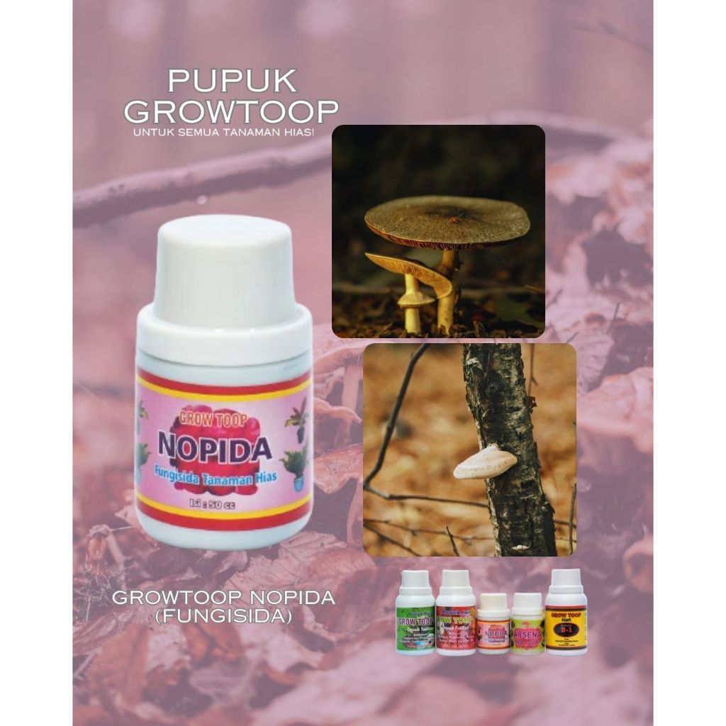 Fungisida Tanaman hias GrowToop Nopida anti jamur