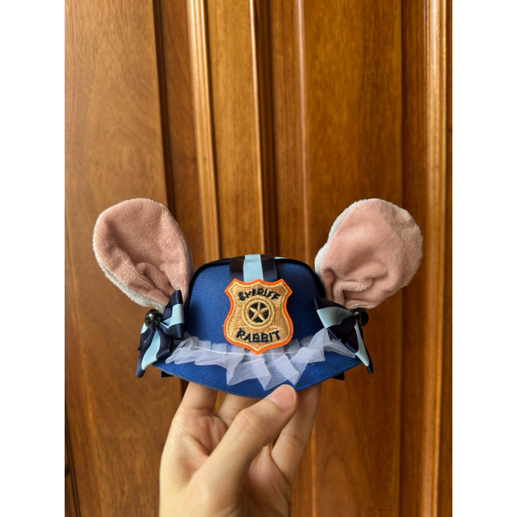 Jepit rambut model topi sherrif judy hopps zootopia // jepit rambut perempuan zootopia