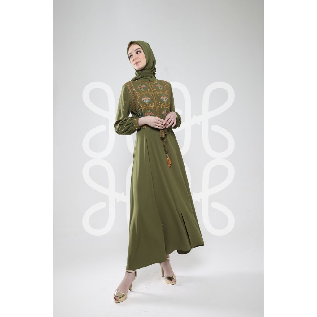 Best Seller Abaya Hikmat A3845 Original