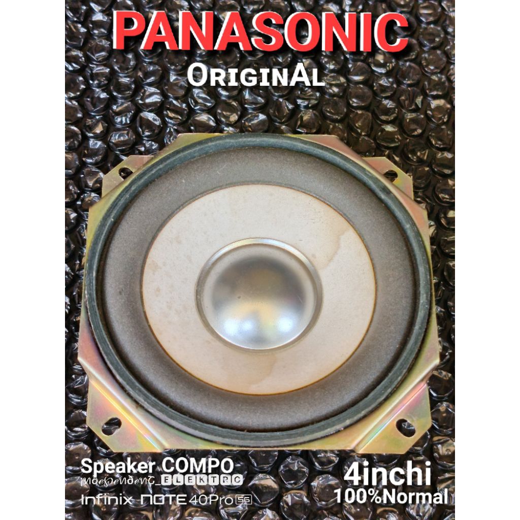 Speaker compo panasonic 4inchi    Speaker 4in panasonic   Speaker compo panasonic 4 inchi    Speaker