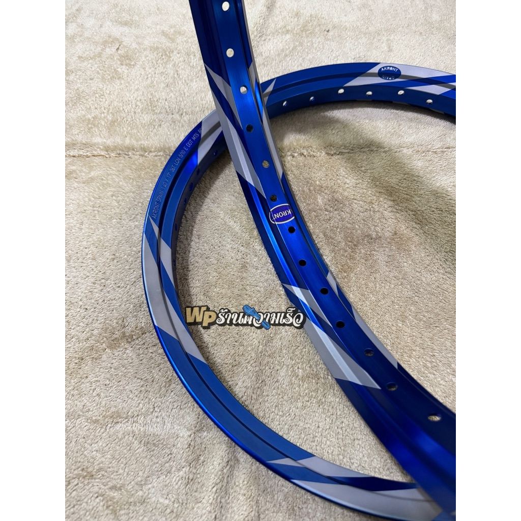 velg akront morad spain motif blade warna biru ring 17 ukuran 140 x 140