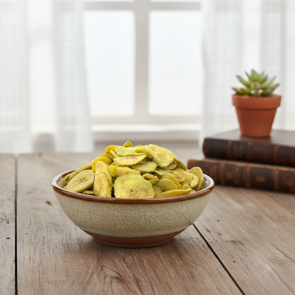 ( 250gr Dan 500gr ) Keripik Pisang Khas Lampung Rasa ( Matcha ) Renyah Oleh Oleh Termurah | Keripik 