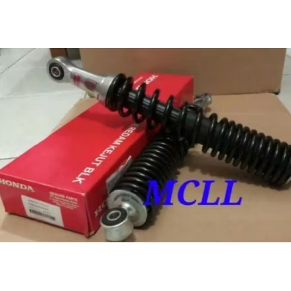 SEPASANG 5240A-KTM-N01 HGP AHM 100% ORIGINAL SHOCKBEKER SUPRA X125 REVO SUPRA FIT NEW 52400-KTM-850Z