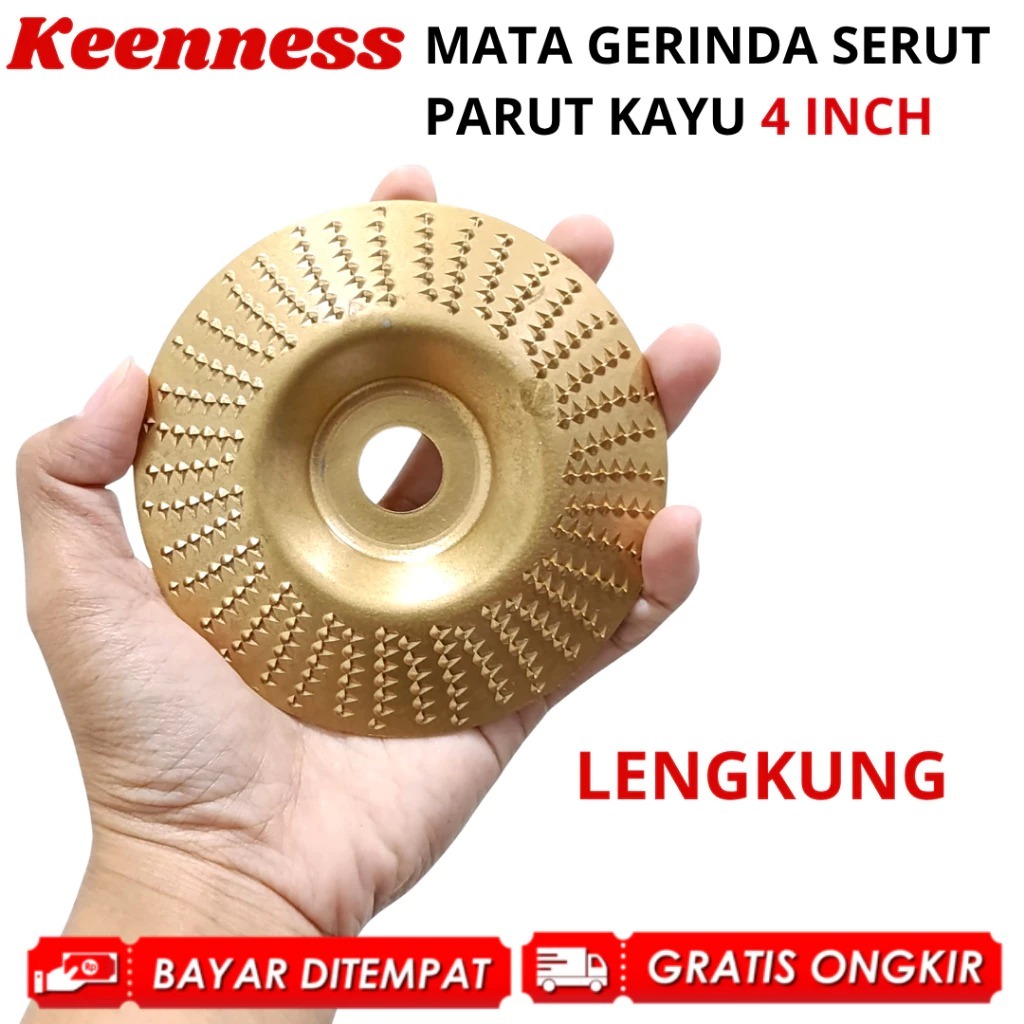 Mata Gerinda Parut Kayu / Mata Gerinda Serut Kayu / Mata Gerinda Penghalus Ukir Kayu Flat Bevel