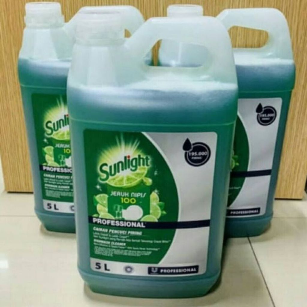 sabun cuci piring jeruk nipis sunlight 5 liter (no sticker) cod murah