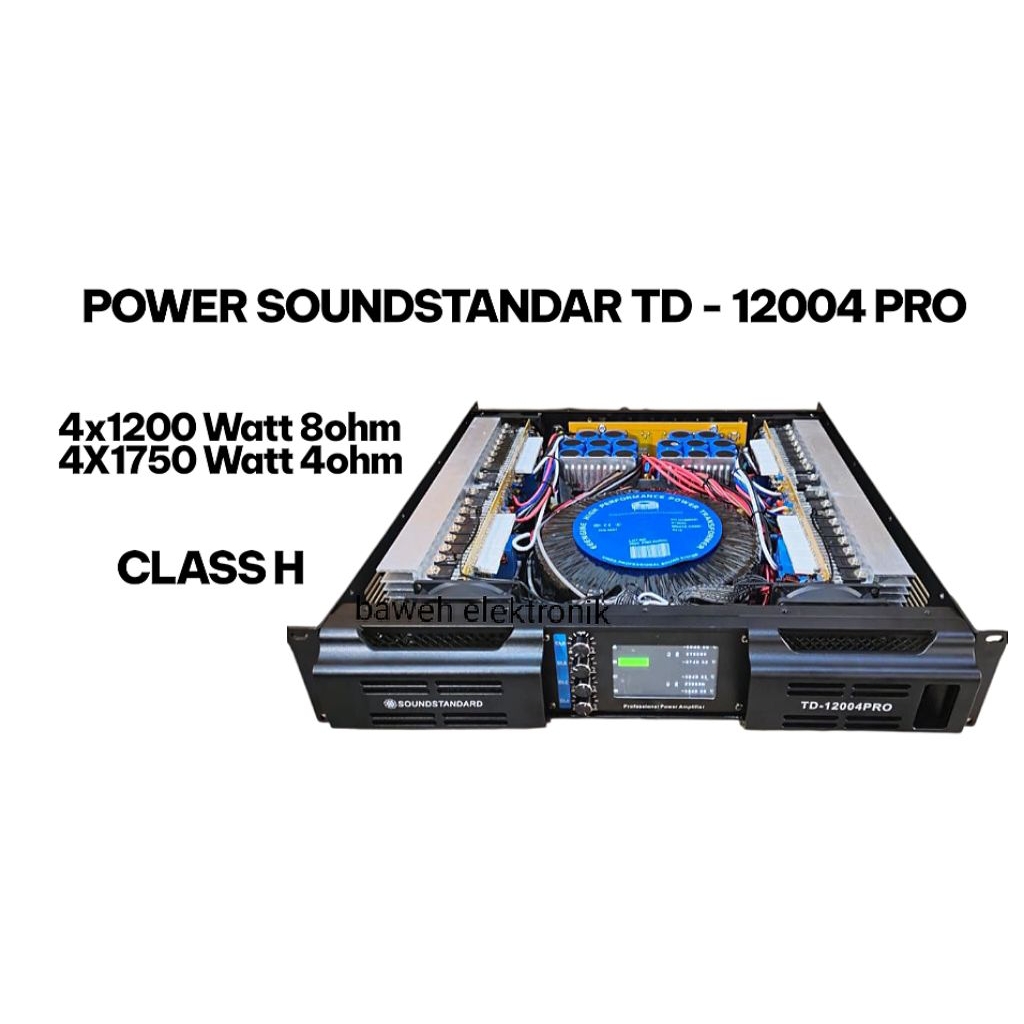 POWER AMPLIFIER SOUNDSTANDARD TD12004