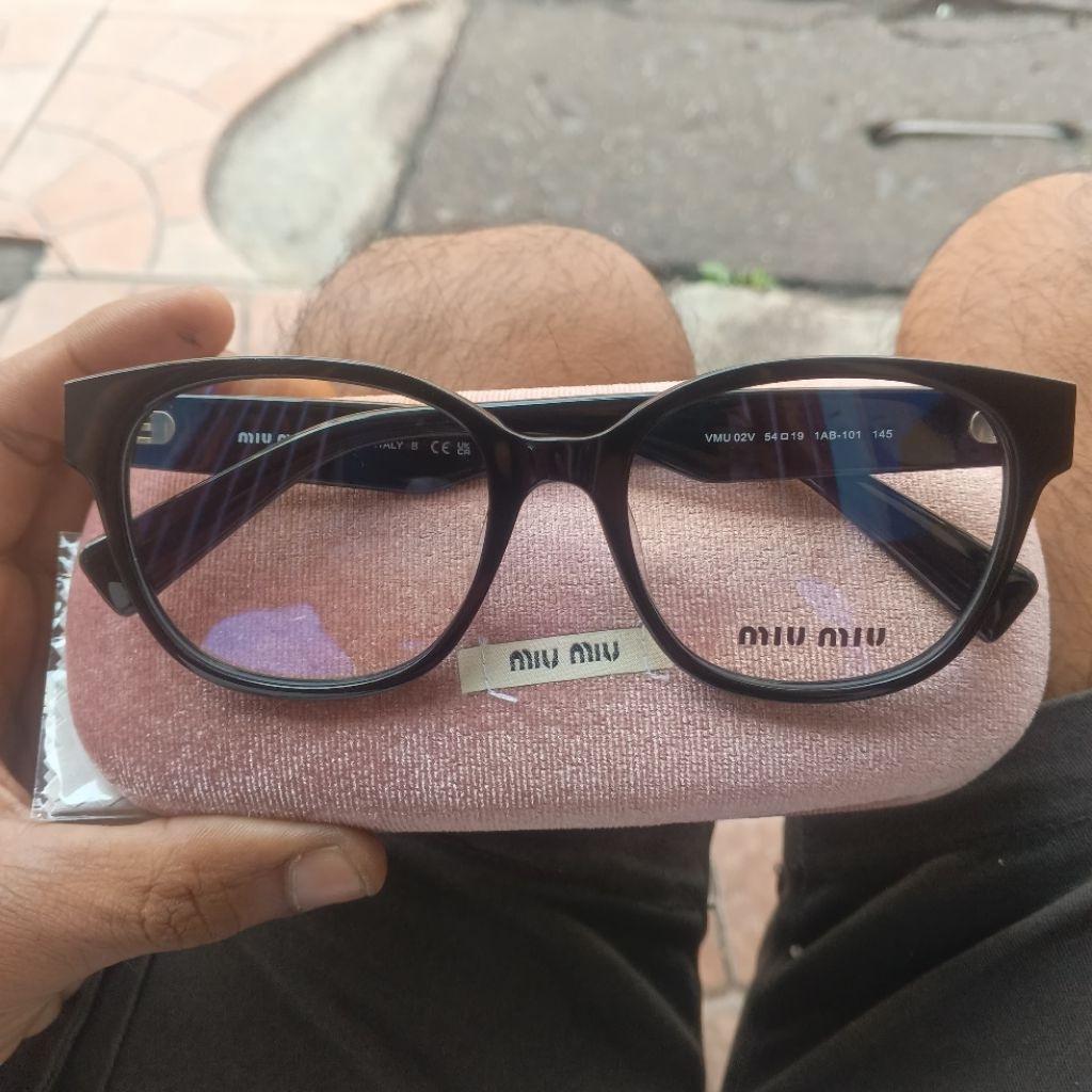 Frame Kacamata Original MiuMiu Ex Display Fullset