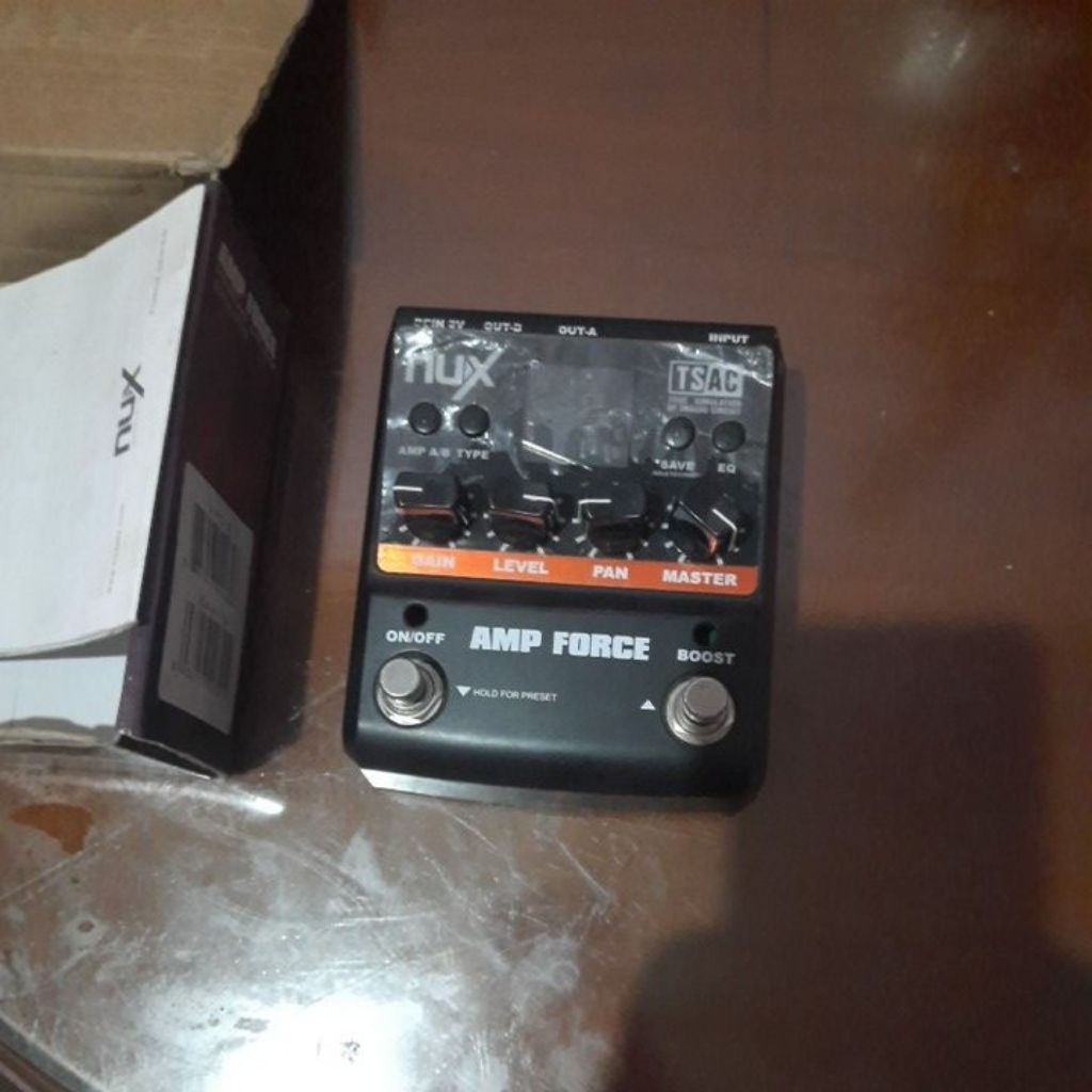 Effect nux amp mod part and box diecast efek diy