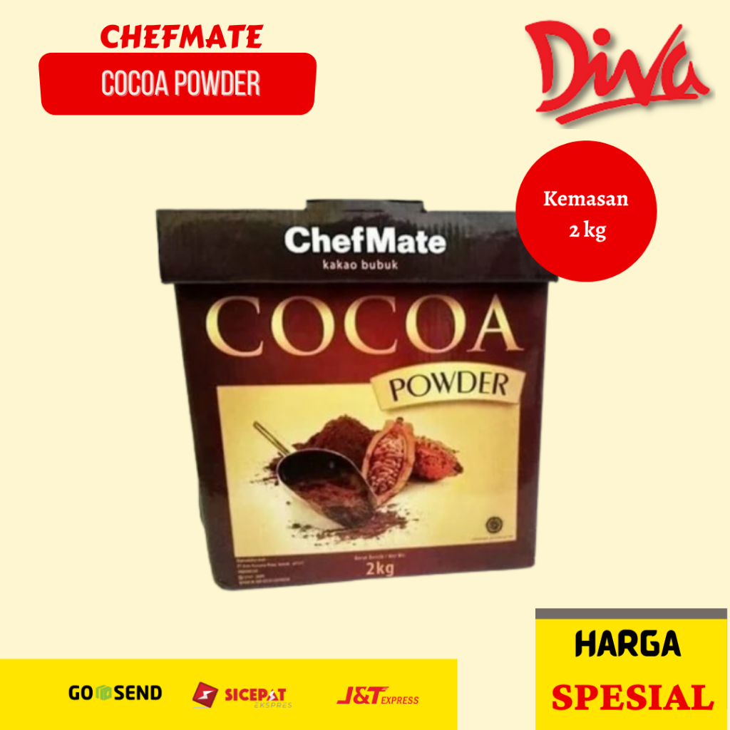 [2kg] Chefmate Cocoa Powder | Coklat Bubuk Chefmate Premium