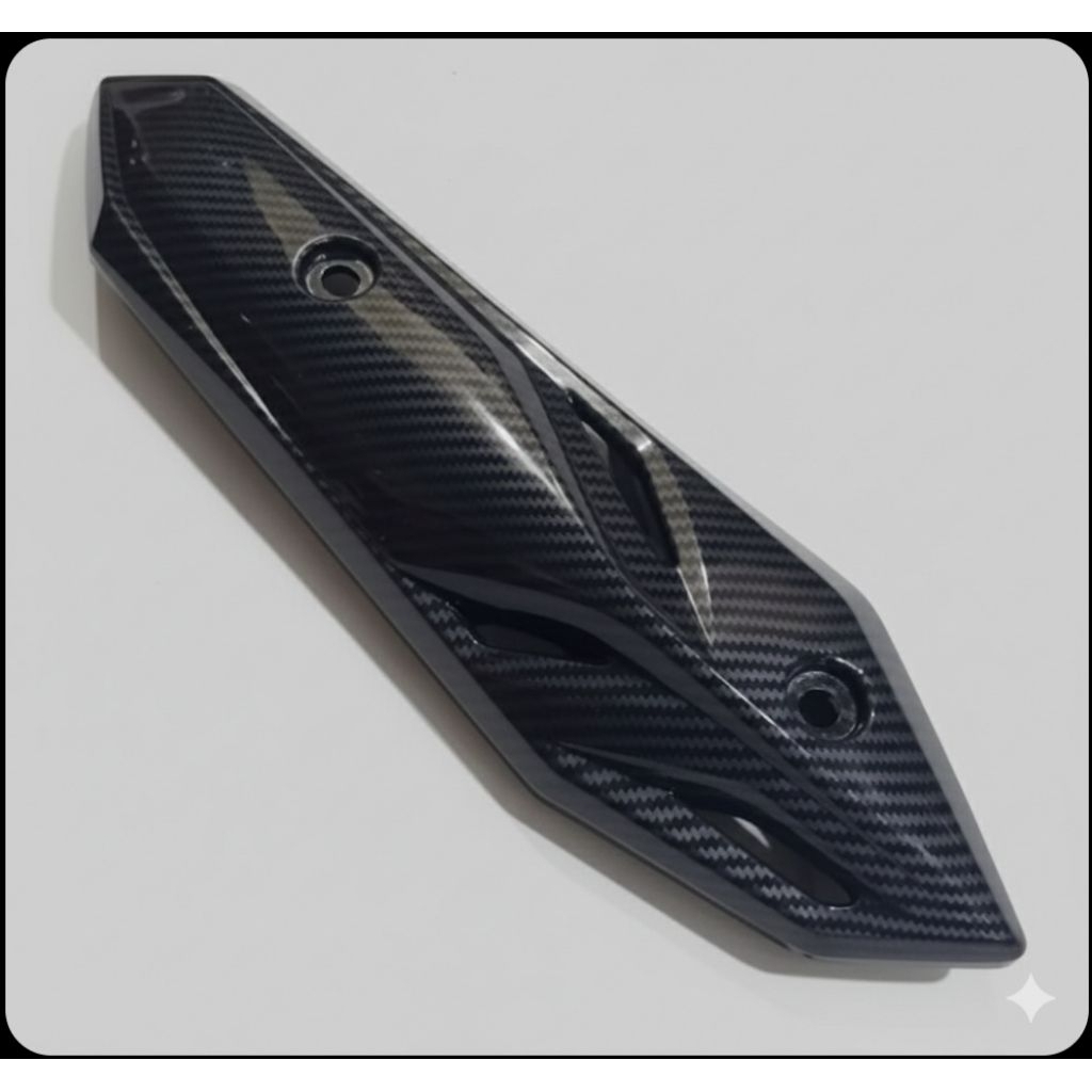 tutup knalpot beat led karbon, cover knapot beat street led kualitas ori