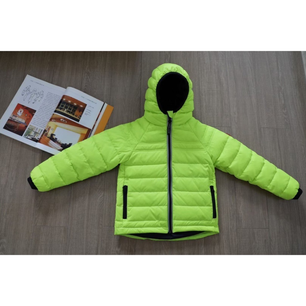 CANADA GOOSE KIDS Orange children down jacket reps  TEBAL HANGAT- SneakerCool
