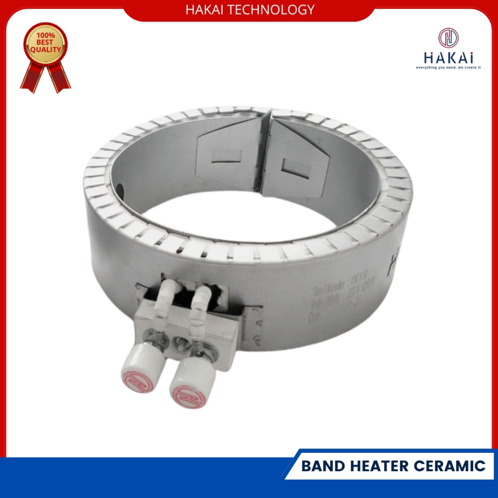 Band Heater Keramik Dia.120 x 100 mm (Terminal Mur Baut)