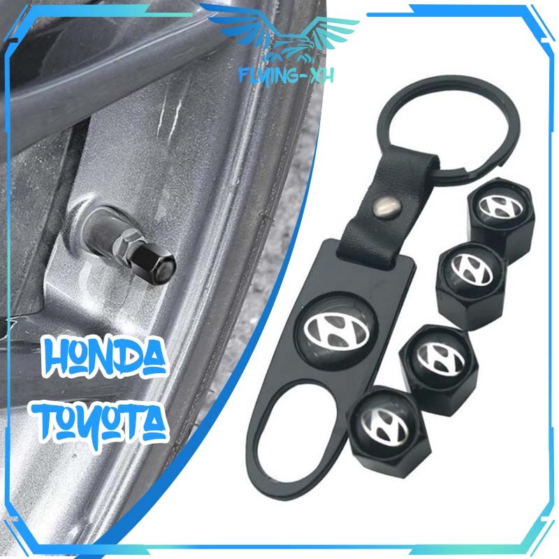 Tutup Pentil Mobil Set Penutup Pentilel Ban Mobil Logam Tutupan Pentil Ban Tire Valve Cap Tutup Pent