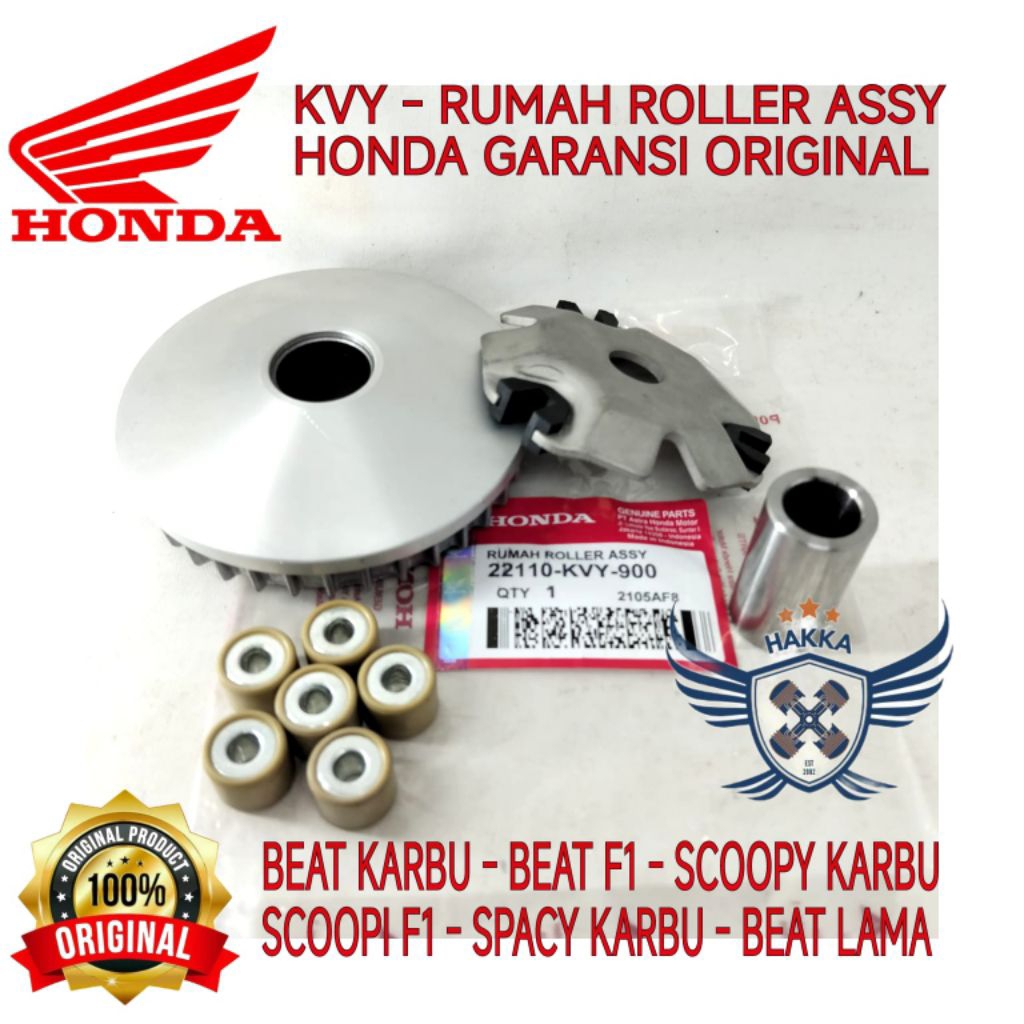 KVY RUMAH ROLLER ASSY ASLI HONDA BEAT KARBU, RUMAH ROLLER ASSY ASLI HONDA BEAT FI, RUMAH ROLLER ASSY