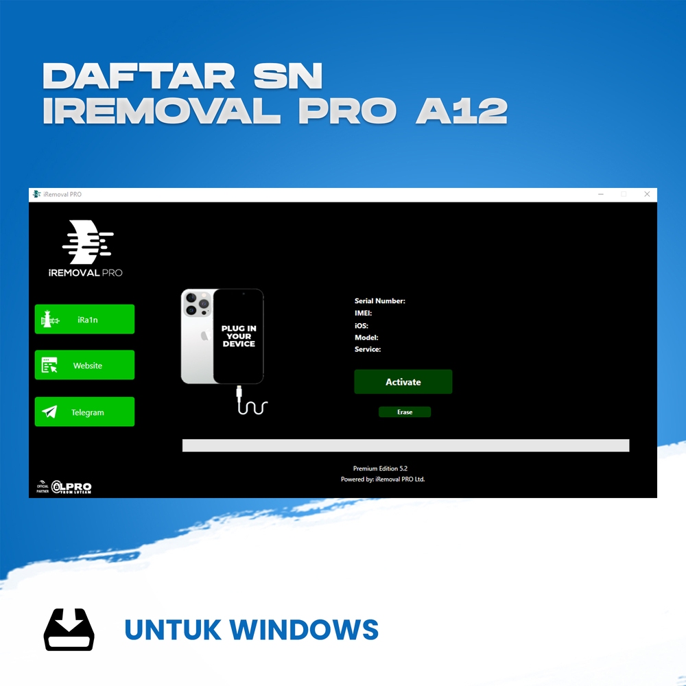 Daftar SN Bypass Iphone dan Ipad Wifi Only tanpa sinyal untuk IOS 17.0-18.7.1 26.0.1