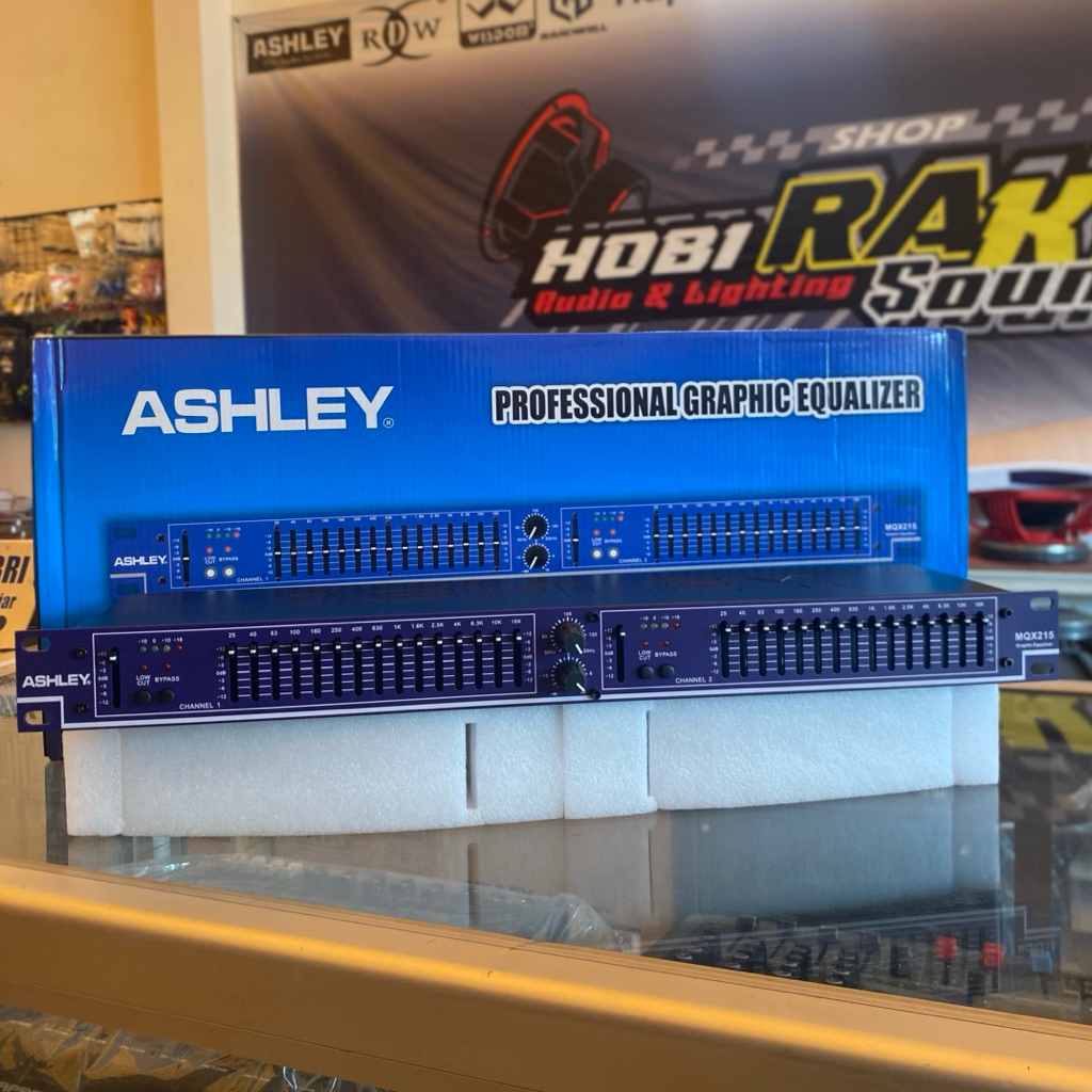 Equaliser ASHLEY MQX 215/Equaliser 2 channel original ASHLEY MQX 215