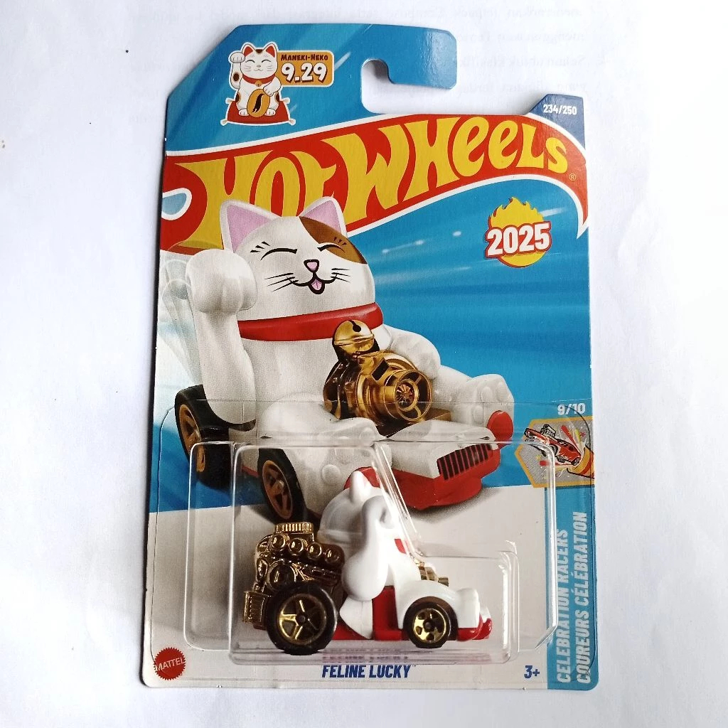 Hot Wheels Feline Lucky Diecast Feline Lucky