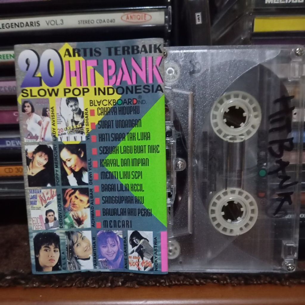 kaset pita 20 hit bank slow pop indonesia
