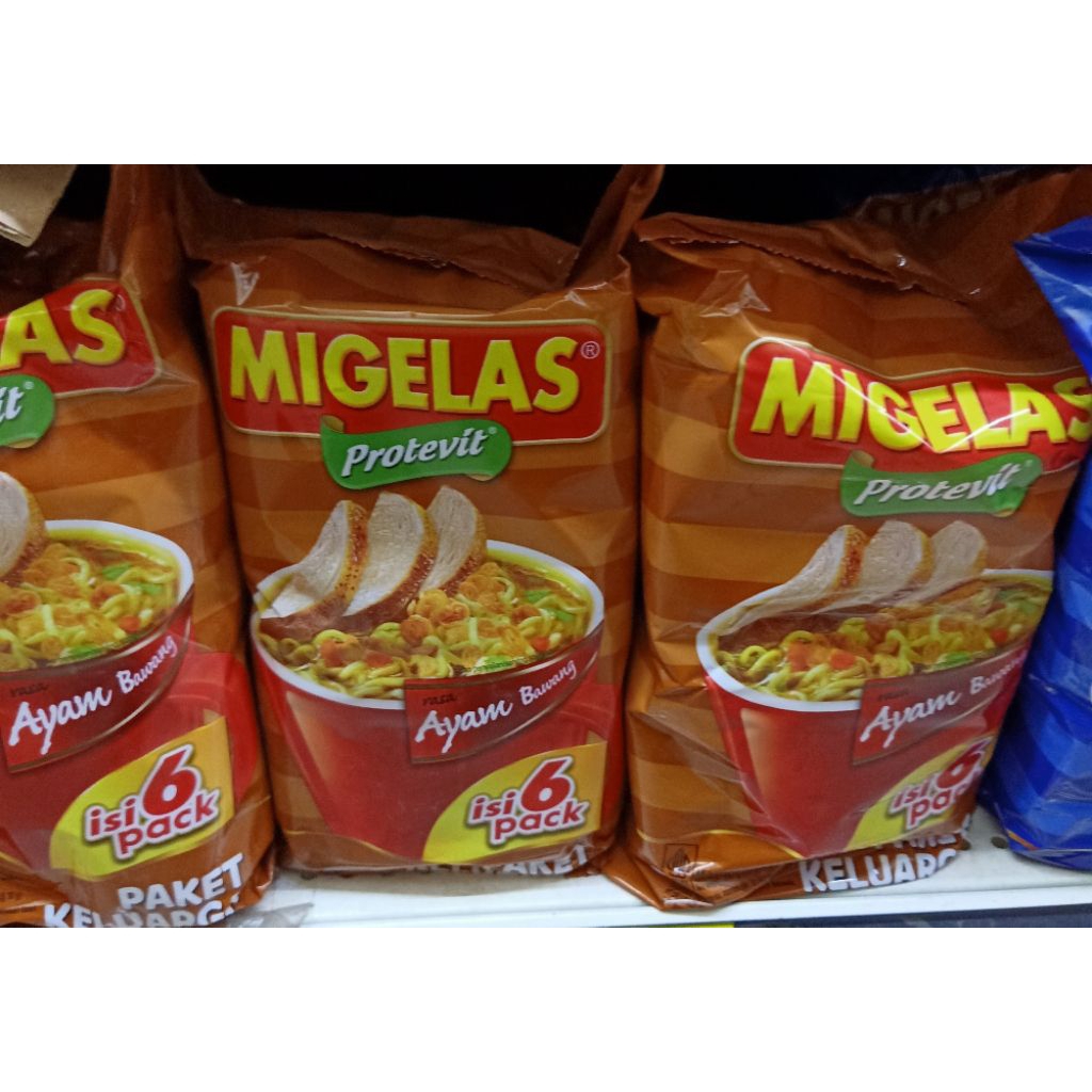 mie gelas ayam bawang isi 6 pack/30g