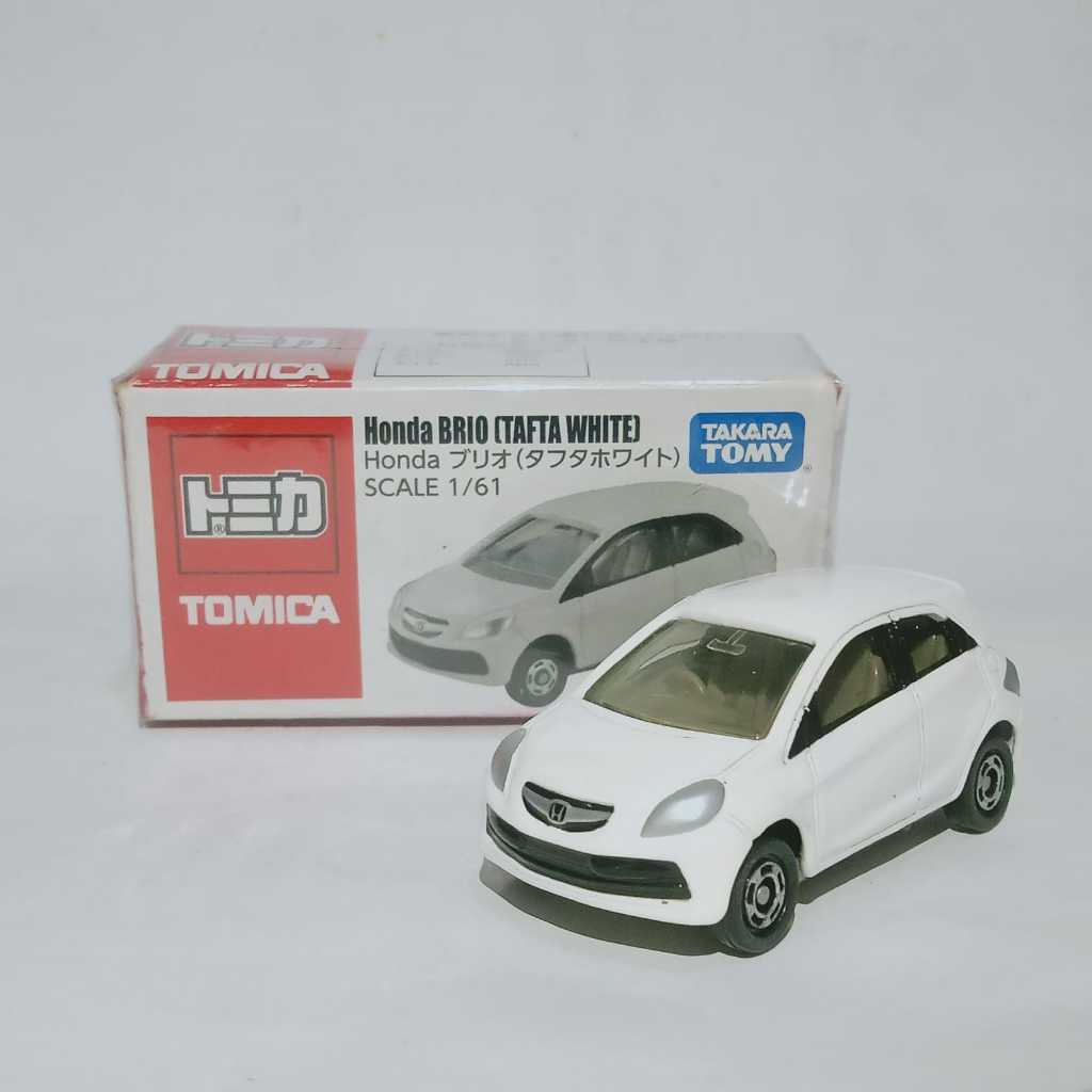 Tomica Honda Brio (tafta white) Takara Tomy Koleksi Diecast mobil mainan anak