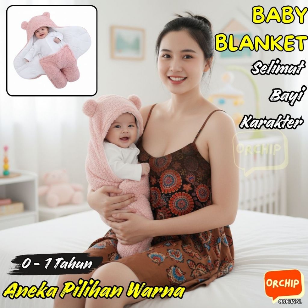 Selimut Bayi Baru Lahir Newborn Baby Blanket Halus Lembut 0