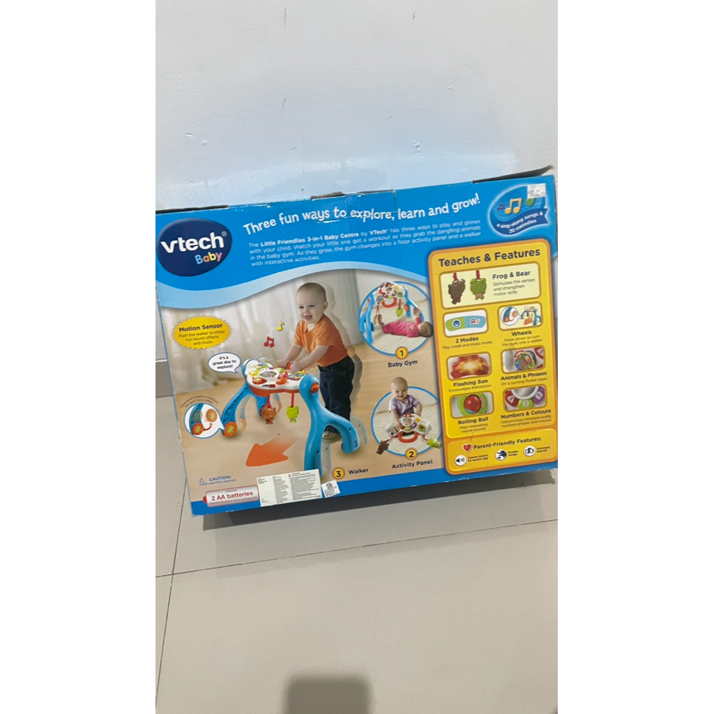 preloved baby gym vtech/baby walker mothercare