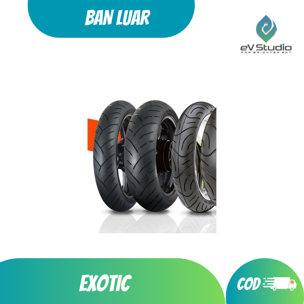 BAN LUAR DEPAN MOTOR LISTRIK EXOTIC / BAN LUAR DEPAN SEPEDA LISTRIK EXOTIC / BAN LUAR 3.00 RING 10 T