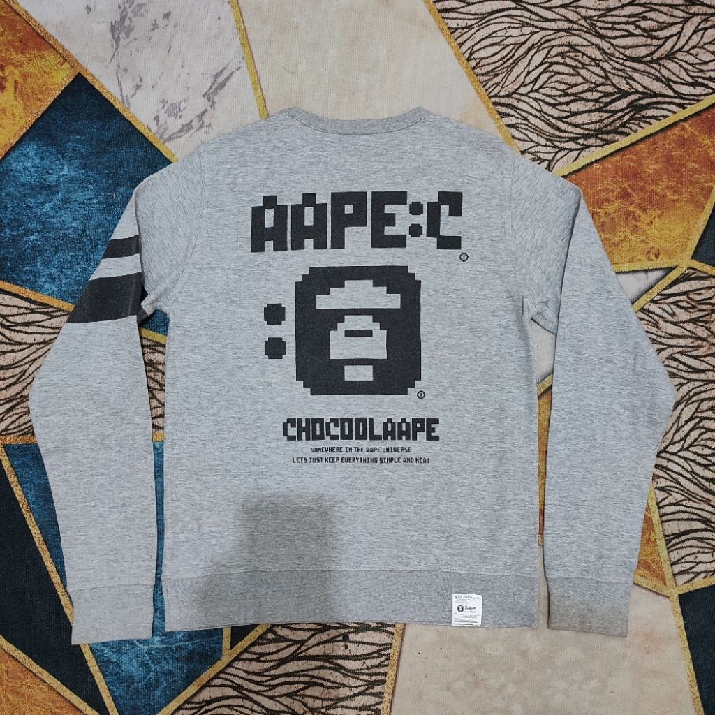 Crewneck A Bathing Ape X Black Chocoolate Bape