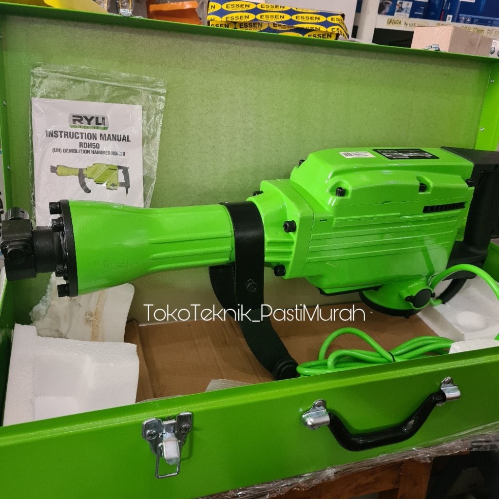 Mesin Bobo Beton RYU RDH50 RDH 50 / RYU Demolition Hammer Drill RDH50 RDH 50 140W 140 Watt