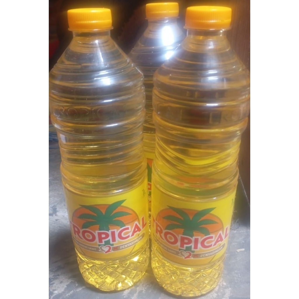 minyak goreng tropical botol 1lt