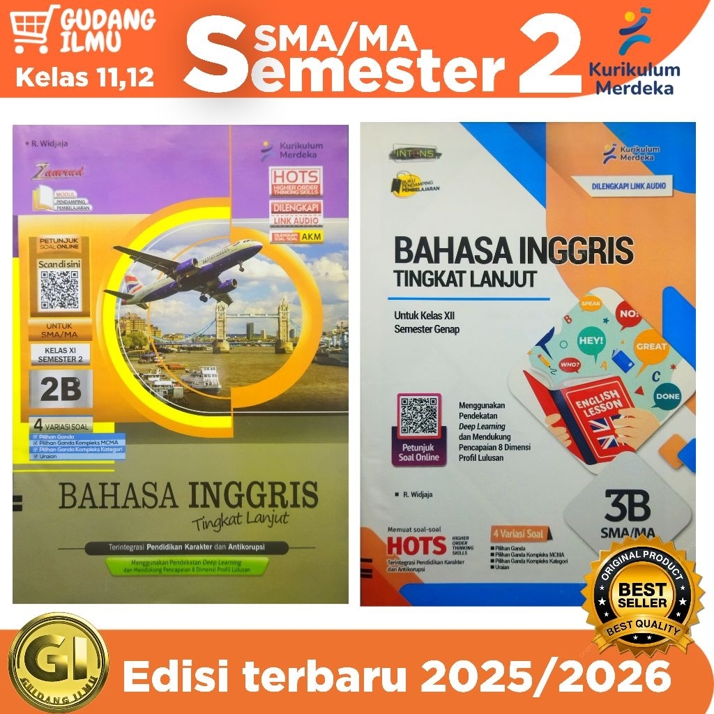 LKS BAHASA INGGRIS TINGKAT LANJUT SMA/MA Kelas 11 12 semester 2 l putra nugraha sastra inggris
