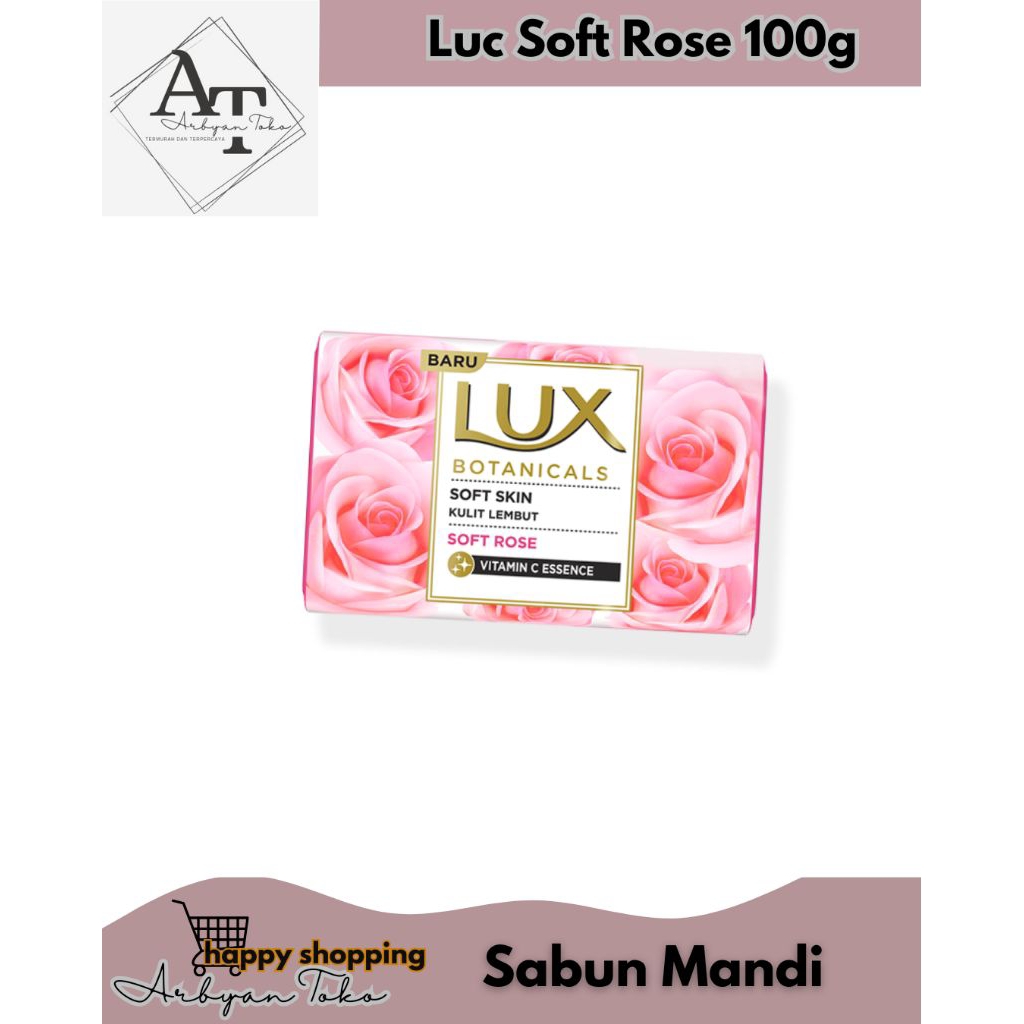 LUX Soft Rose/Sabun Mandi Batang/Sabun Lux Batang